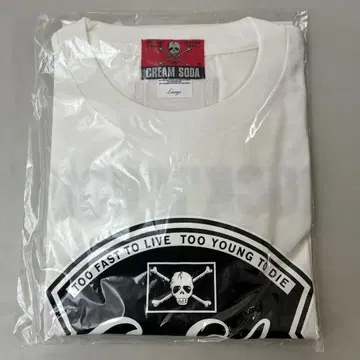 CREAM SODA 화이트 T셔츠 L 사이즈