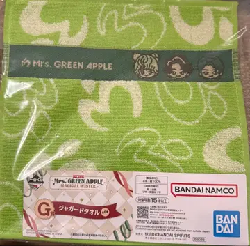 Mrs. GREEN APPLE 제일복권 G 승리 자카드 타월