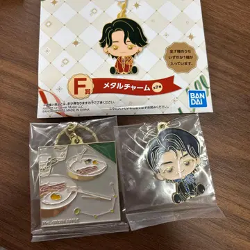 미세스 1번 복권 F상 메탈 참 2종 세트