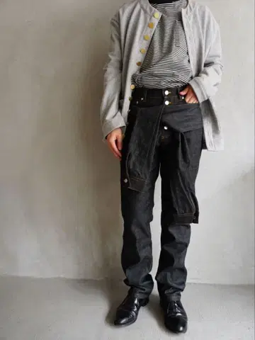 ORIMI/오리미 FOUR LEGS 데님 트라우저