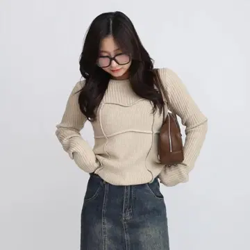 [ judin(RiLi) ] 코르셋 디자인 니트/ 아이보리