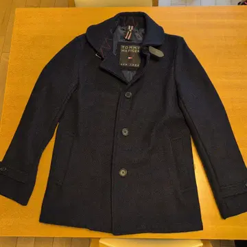 TOMMY HILFIGER 네이비 울 피코트 M 사이즈