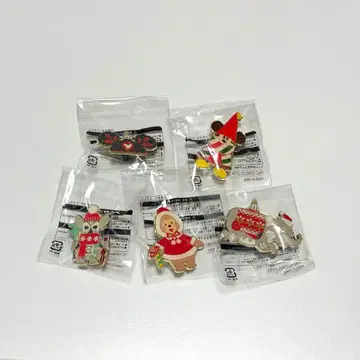 디즈니 핀 배지 5종 세트