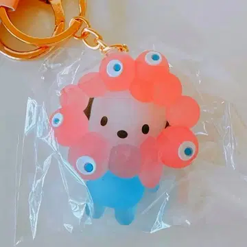 귀엽네요 클리어 포차코 산리오 변신 마스코트 키링