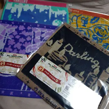 Mrs. GREEN APPLE 제일복권 G상 자카드 타월 4장 세트