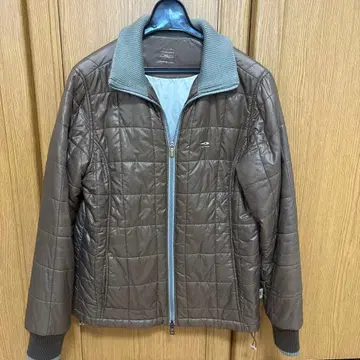 브라운 퀼팅 자켓 M 사이즈