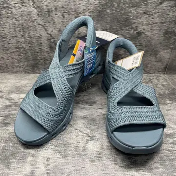 새상품 SKECHERS [ 25 ] 슬립인스 그레이 스포츠 샌들