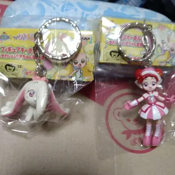 오쟈마녀 도레미 도칸 피규어 키링 ~도레미&파오짱~ 미사용