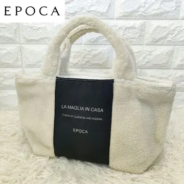 EPOCA 에포카 토트백 보아 복슬복슬 화이트