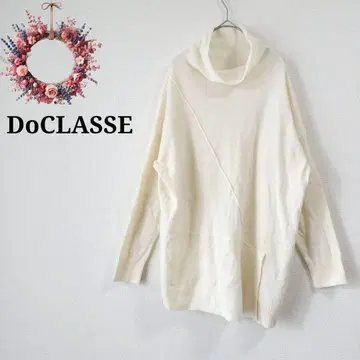 [ 빅 사이즈 XXL ] 알파카 혼방 두클라쎄 터틀넥 니트 스웨터