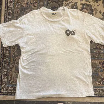 NINETY NINETY 그레이 T셔츠 반팔