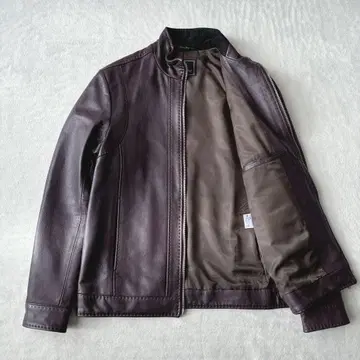 [ 새상품급 ] 남성용 비기 가죽 자켓 램 가죽 양가죽 퍼플 라이더