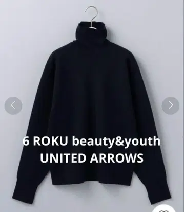 [ 6 ROKU b&y UNITED ARROWS ] 터틀넥 니트