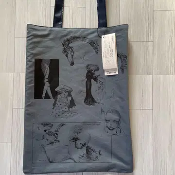 [레어] 우노 아키라 아트 프린트 리버서블 토트백 [메루카리 시 판매]