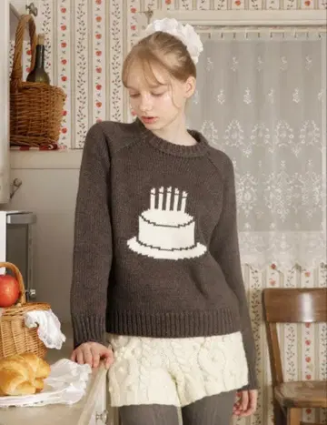 [ mieya mieya ] BUTTER CAKE CHUNKY KNIT