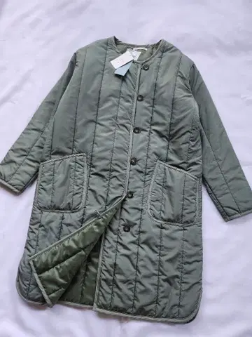 [ 새상품 ] cloudnine 클라우드나인 퀼팅 롱 코트