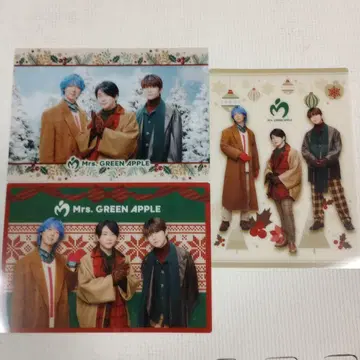 Mrs. GREEN APPLE 미세스 로손 비주얼 시트 3장 세트