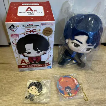 Mrs. GREEN APPLE 봉제 인형 마스코트 A 세트 후지사와 씨