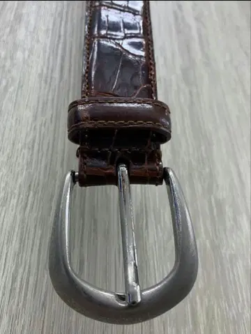 papas 크로커다일 벨트 브라운