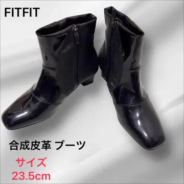 FITFIT [ 핏핏 ] 합성 피혁 부츠 23.5cm 집업