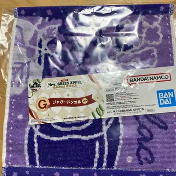 Mrs. GREEN APPLE G상 자카드 타월 라일락