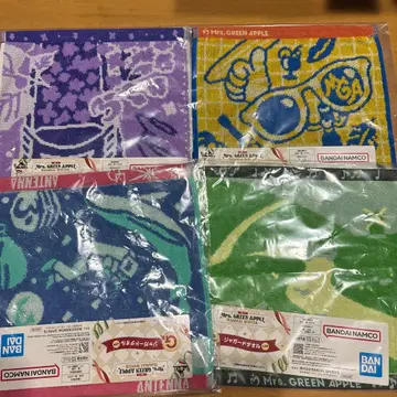 미세스 그린애플 1번 복권 손수건 4개 세트