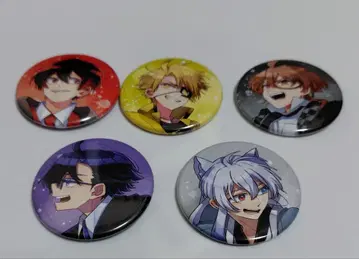 컬러풀 피치 달마가 굴렀다 캔뱃지