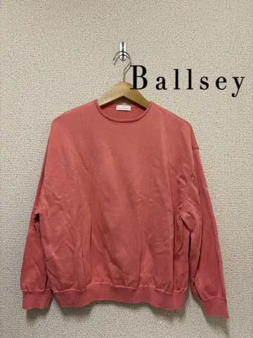 보르지 투모로우랜드 니트 핑크 맨투맨