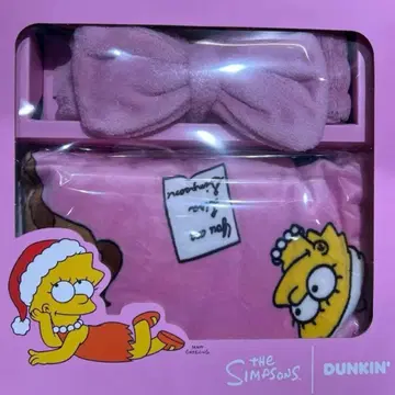 [일본 미발매] 한국 던킨도너츠 x 심슨 콜라보 홈웨어