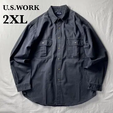 [ US 워크 페이드 셔츠 ] 3도 스티치 긴팔 322