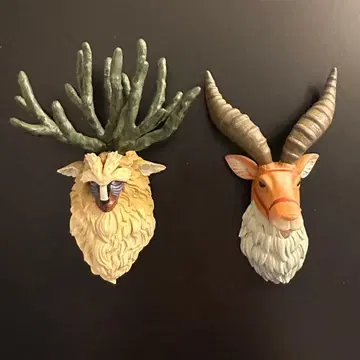 지브리 모노노케 히메 페이스 마그넷 시시가미 야쿠루 세트