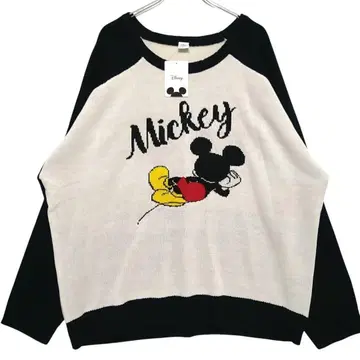 [ 새상품 빅 사이즈 미키 ] 디즈니 Disney 니트 스웨터