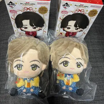 미세스 그린애플 제일복권 A상 봉제 인형 마스코트 후지사와 료 2개