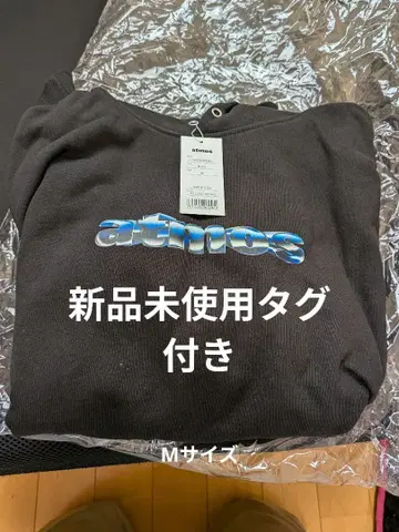 atmos 후드티 블랙 로고