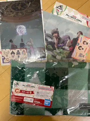 Mrs. GREEN APPLE 제일복권 스톨 클리어 파일 3종 세트