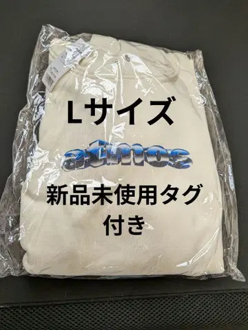 atmos 로고 후드티 화이트 새상품