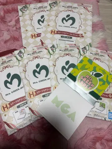 Mrs. GREEN APPLE 메모 용지 4 레터 세트 2