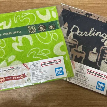 미세스 그린애플 제일복권 G상 자카드 타월