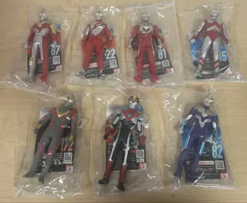 울트라맨 소프트 비닐 세트.