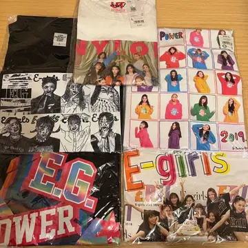 [ 특가! 미개봉 ] E-girls T셔츠 묶음 판매 L사이즈