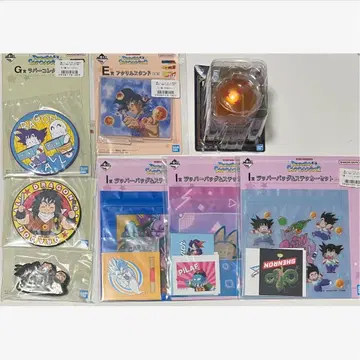 제일복권 드래곤볼 E상 F상 육성구 G상 3종 I상 3종 8점 세트