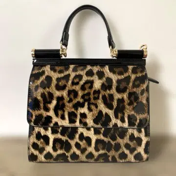 레오파드 무늬 핸드백 DIOPHY