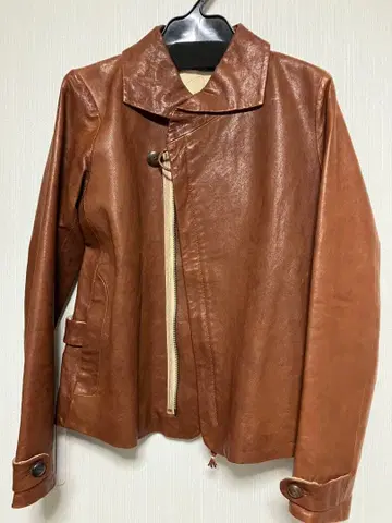 팔라스 팰리스 가죽 자켓 카멜 브라운