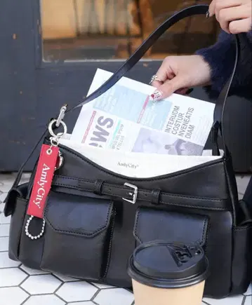레이어드 디자인 숄더백 amly city