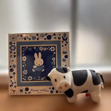 플라워 미피 한정판 타일 두 마리의 마스코트