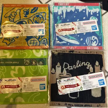 Mrs. GREEN APPLE 타월 4장 세트