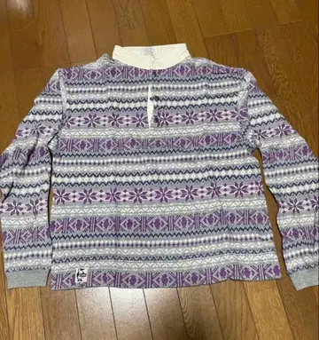 CHUMS 허리케인 탑 M 사이즈 노르딕 무늬 참스