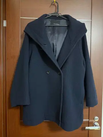 미들 기장 후드 코트 여성용 M