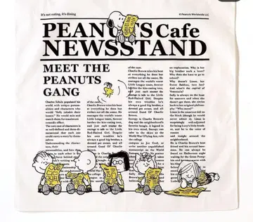 PeanutsCafe 신주쿠 팝업 한정판 손수건(반다나)