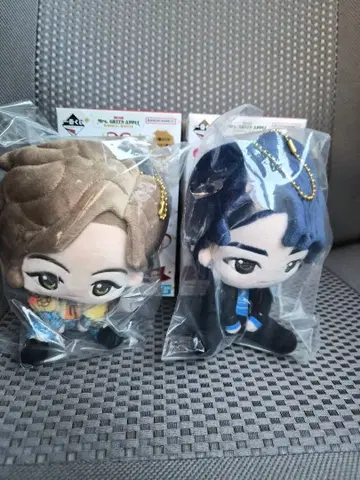 제일복권 미세스 봉제 인형 마스코트 2체 세트 후지사와 와카이 A상